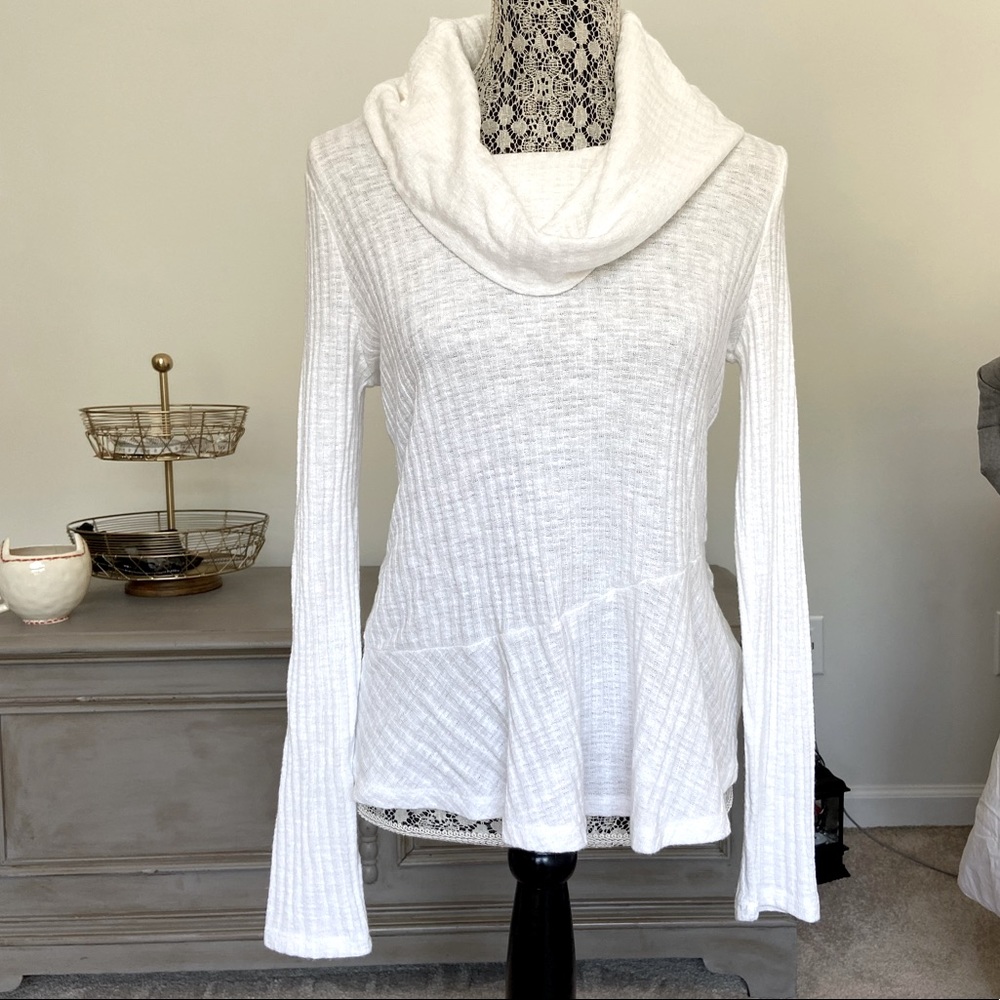 Maeve for Anthropologie women’s cowl neck shirt